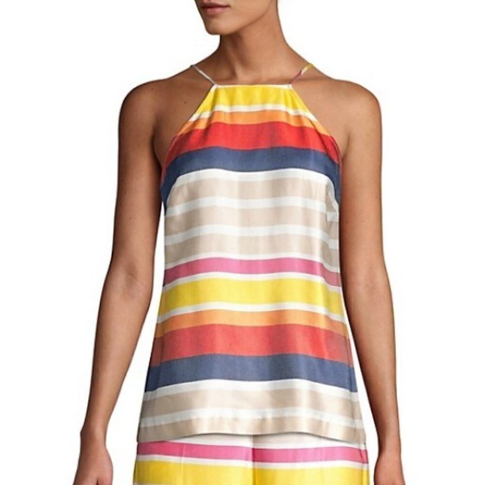 Trina Turk Shangri La Vina Sleeveless Halter Top